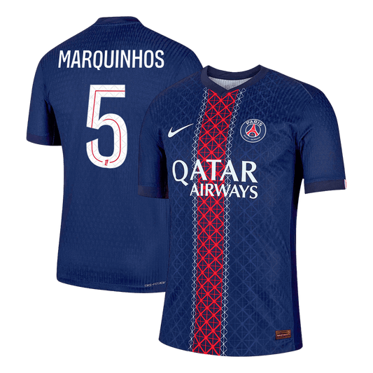 MARQUINHOS #5 PSG Domicile Maillot 2025/26 Bleu marine Joueur