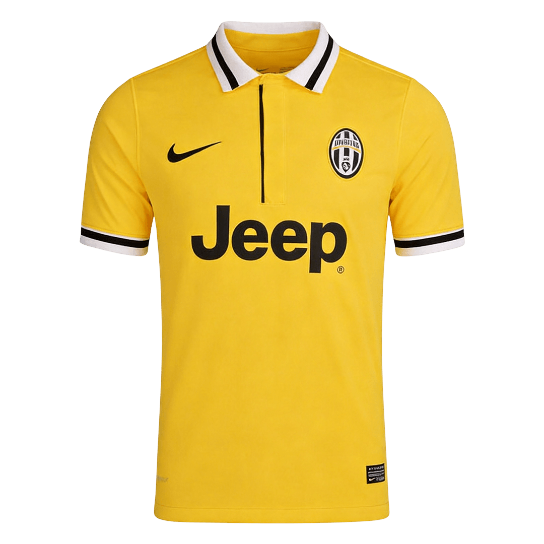 Maillot Rétro Juventus Extérieur 2013/14 Jaune
