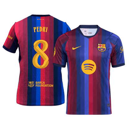 PEDRI #8 Maillot domicile Barcelone 2026/27 Bleu&Grenat