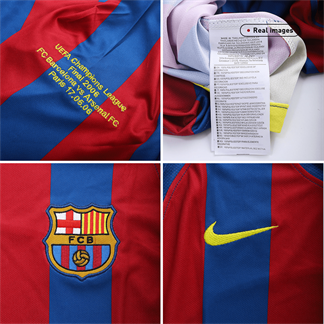 Retro MESSI #30 Barcelona Domicile Maillot 2005/06 - UCL