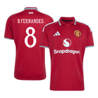 B.FERNANDES #8 Manchester United Domicile Maillot 2026/27 Rouge - UCL