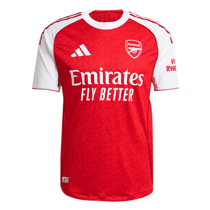 SALIBA #2 Arsenal Domicile Maillot 2025/26 Rouge Joueur