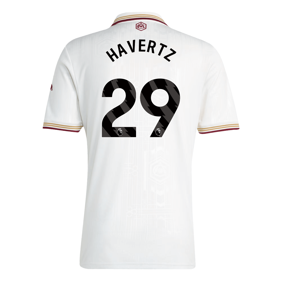 HAVERTZ #29 Arsenal Troisième Maillot 2025/26 Blanc