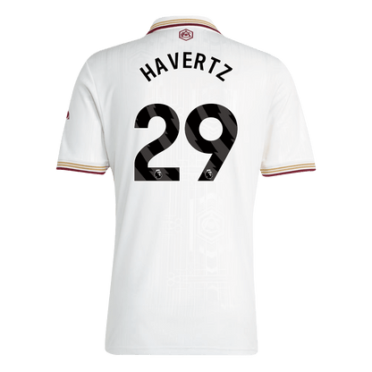 HAVERTZ #29 Arsenal Troisième Maillot 2025/26 Blanc