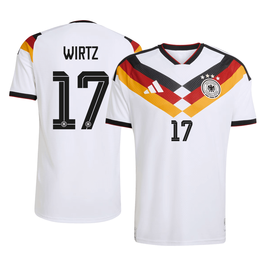 WIRTZ #17 Germany Home Jersey - 2026 World Cup White Player