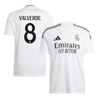 VALVERDE #8 Real Madrid Domicile Maillot 2024/25 Blanc