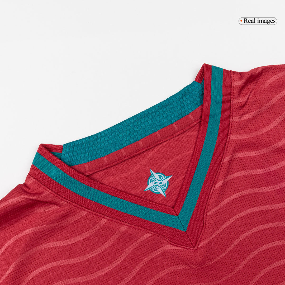 BERNARDO #10 Portugal Domicile Maillot - Coupe du Monde 2026 Rouge - Super