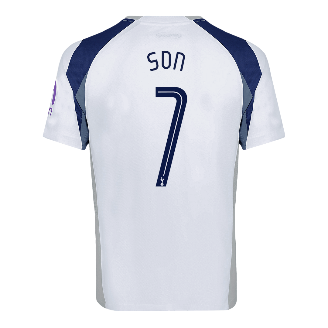 SON #7 Tottenham Hotspur Domicile Maillot 2025/26 Blanc - UCL