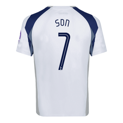 SON #7 Tottenham Hotspur Domicile Maillot 2025/26 Blanc - UCL