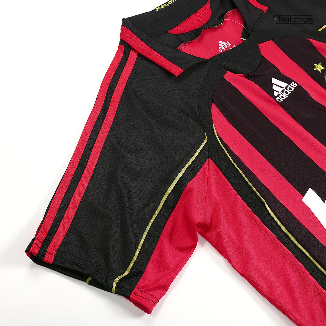 Retro KAKA' #22 AC Milan Maillot Domicile 2006/07 Rouge&Noir