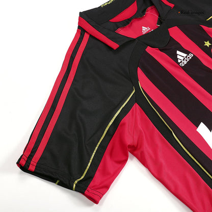 Retro KAKA' #22 AC Milan Maillot Domicile 2006/07 Rouge&Noir