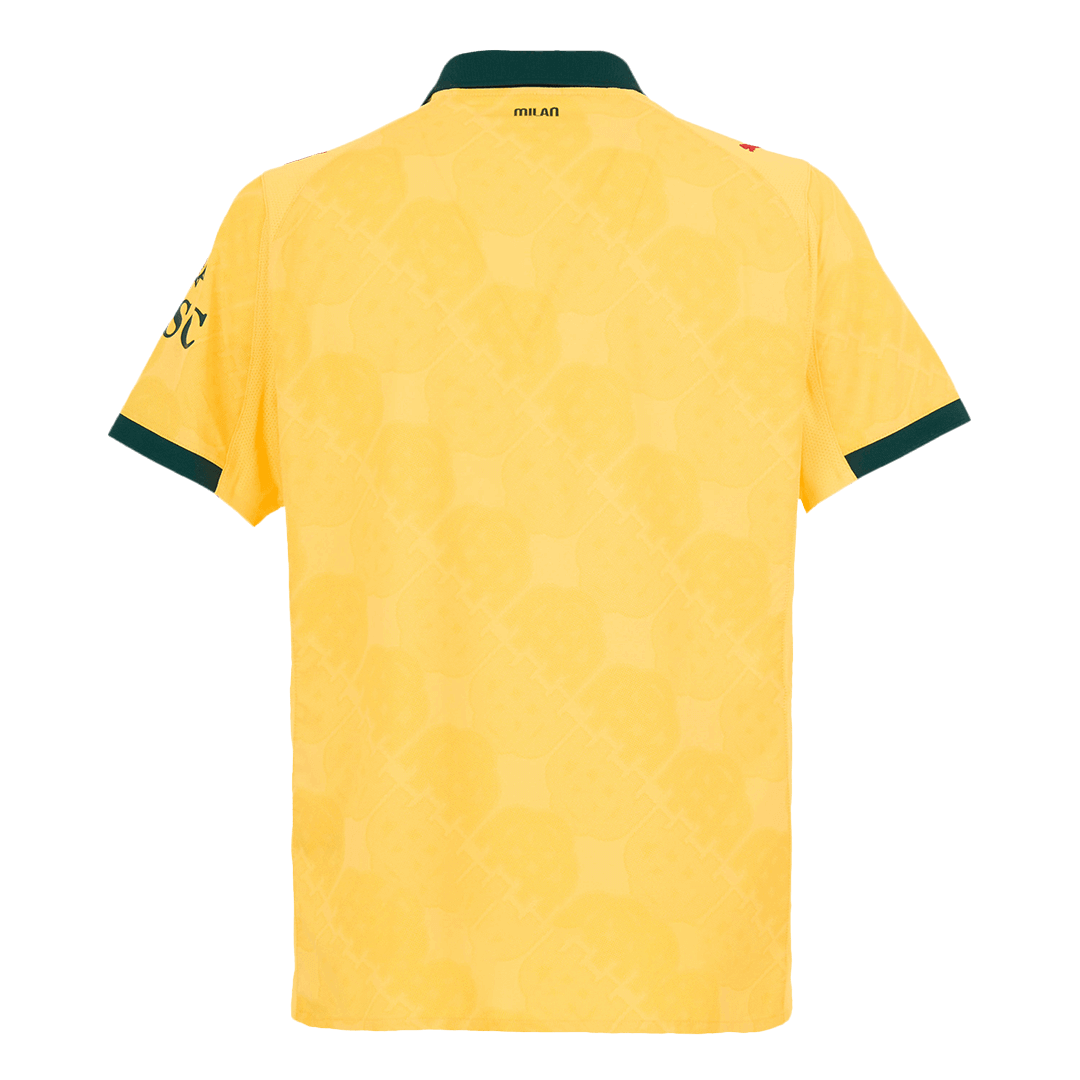 AC Milan Troisième Maillot 2025/26 Jaune Joueur