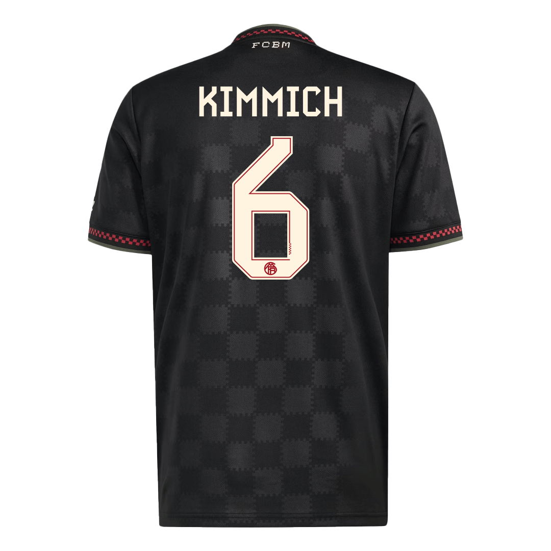 KIMMICH #6 Bayern Munich Troisième Maillot 2025/26 Noir