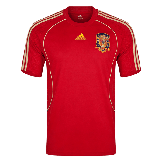 Maillot Rétro Domicile Espagne 2008 Rouge