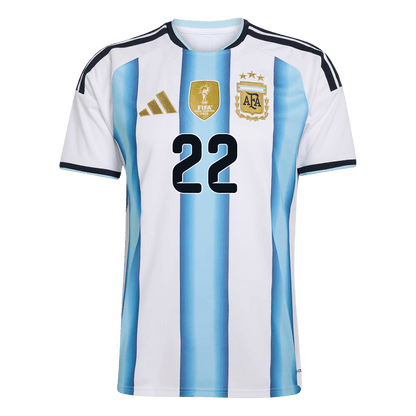 L. MARTINEZ #22 Argentine Domicile Maillot - Coupe du Monde 2026 Blue&White - Super