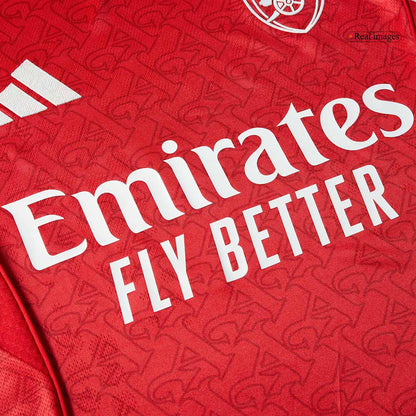 SALIBA #2 Arsenal Domicile Maillot 2025/26 Rouge Joueur