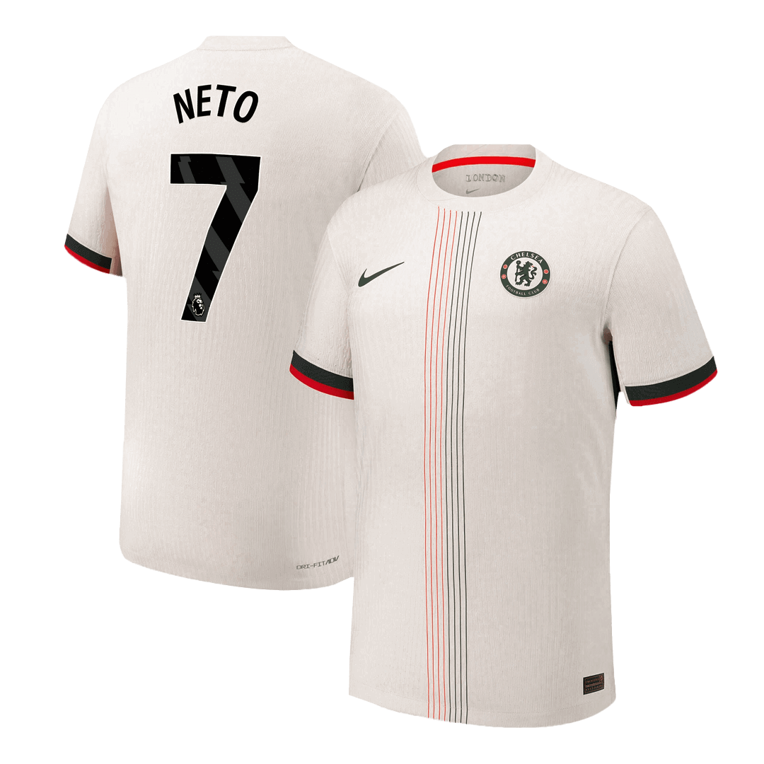 NETO #7 Chelsea Extérieur Maillot 2025/26 Blanc Joueur