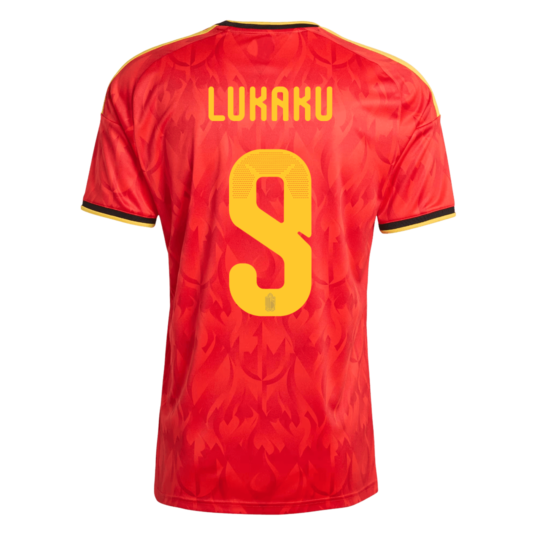 LUKAKU #9 Belgium Home Shirt - World Cup 2026 Red