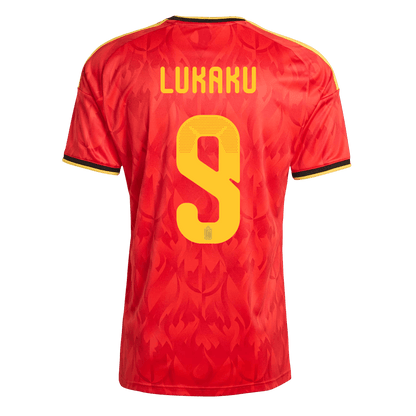LUKAKU #9 Belgium Home Shirt - World Cup 2026 Red