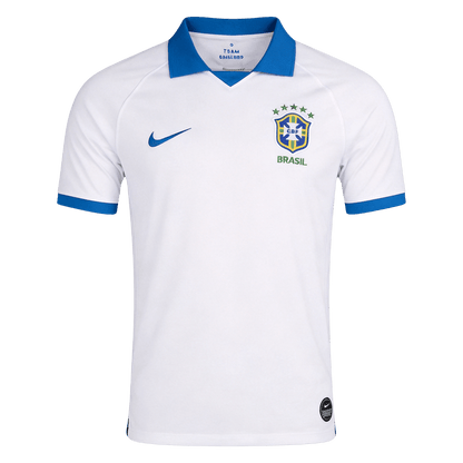 Maillot rétro du Brésil extérieur 2019 blanc