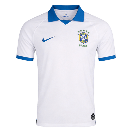 Maillot rétro du Brésil extérieur 2019 blanc