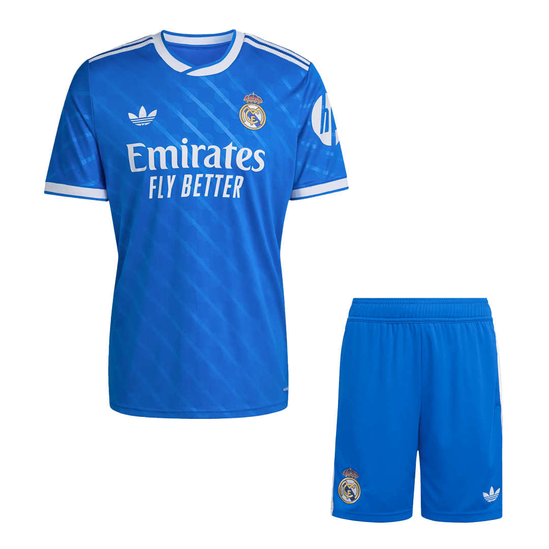 Real Madrid Troisième Maillot Kit 2025/26 Bleu