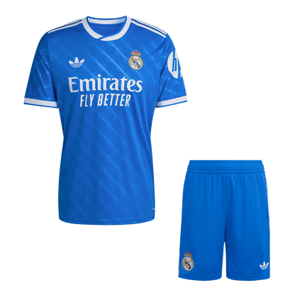 Real Madrid Troisième Maillot Kit 2025/26 Bleu