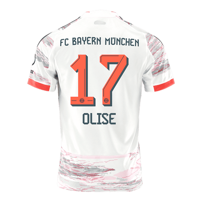 OLISE #17 Maillot Extérieur Bayern Munich 2025/26 Blanc