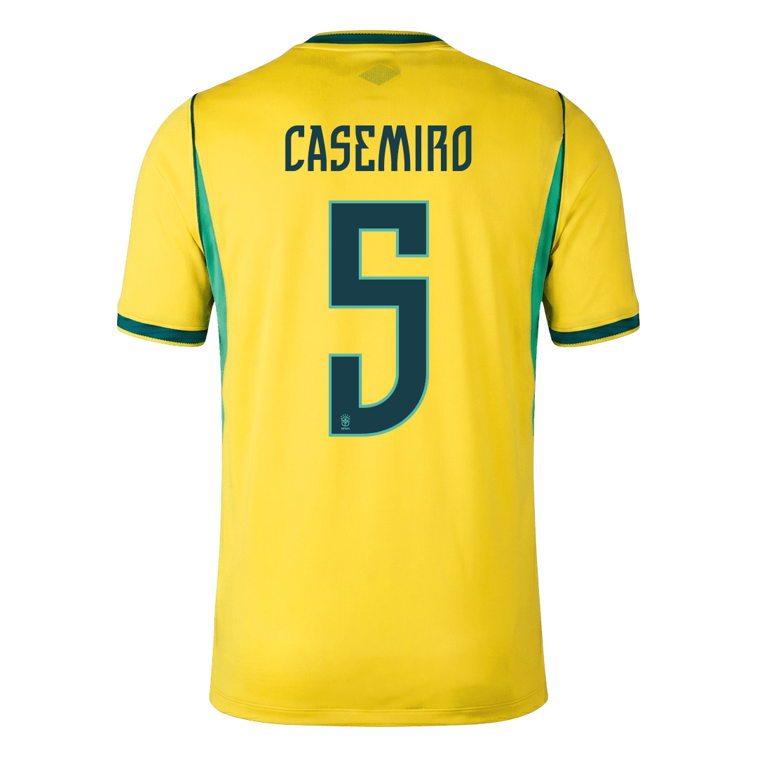 CASEMIRO #5 Brazil Home Jersey - 2026 World Cup Yellow - Super