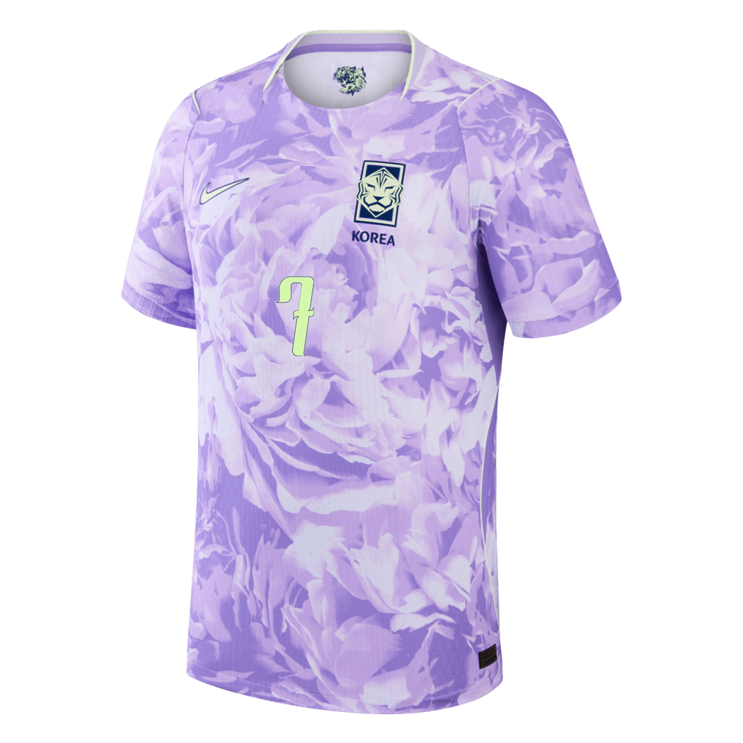 HEUNGMIN #7 South Korea Away Shirt - 2026 World Cup Purple Player