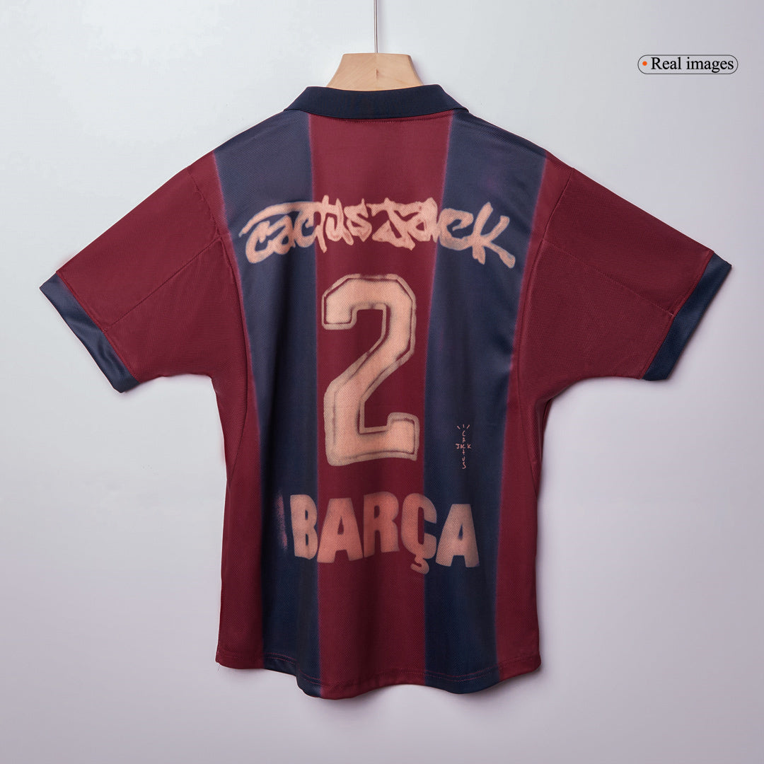 Retro Barcelona Domicile Maillot 2000/01 Rouge&Bleu