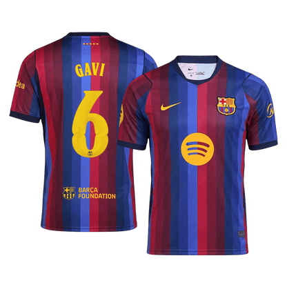 GAVI #6 Barcelona Domicile Maillot 2026/27 Blue&Garnet - UCL