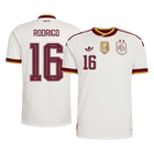 RODRIGO #16 Espagne Extérieur Maillot - Coupe du Monde 2026 Blanc Joueur