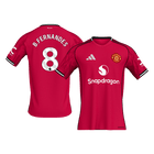 B.FERNANDES #8 Manchester United Domicile Maillot 2025/26 Rouge - Super