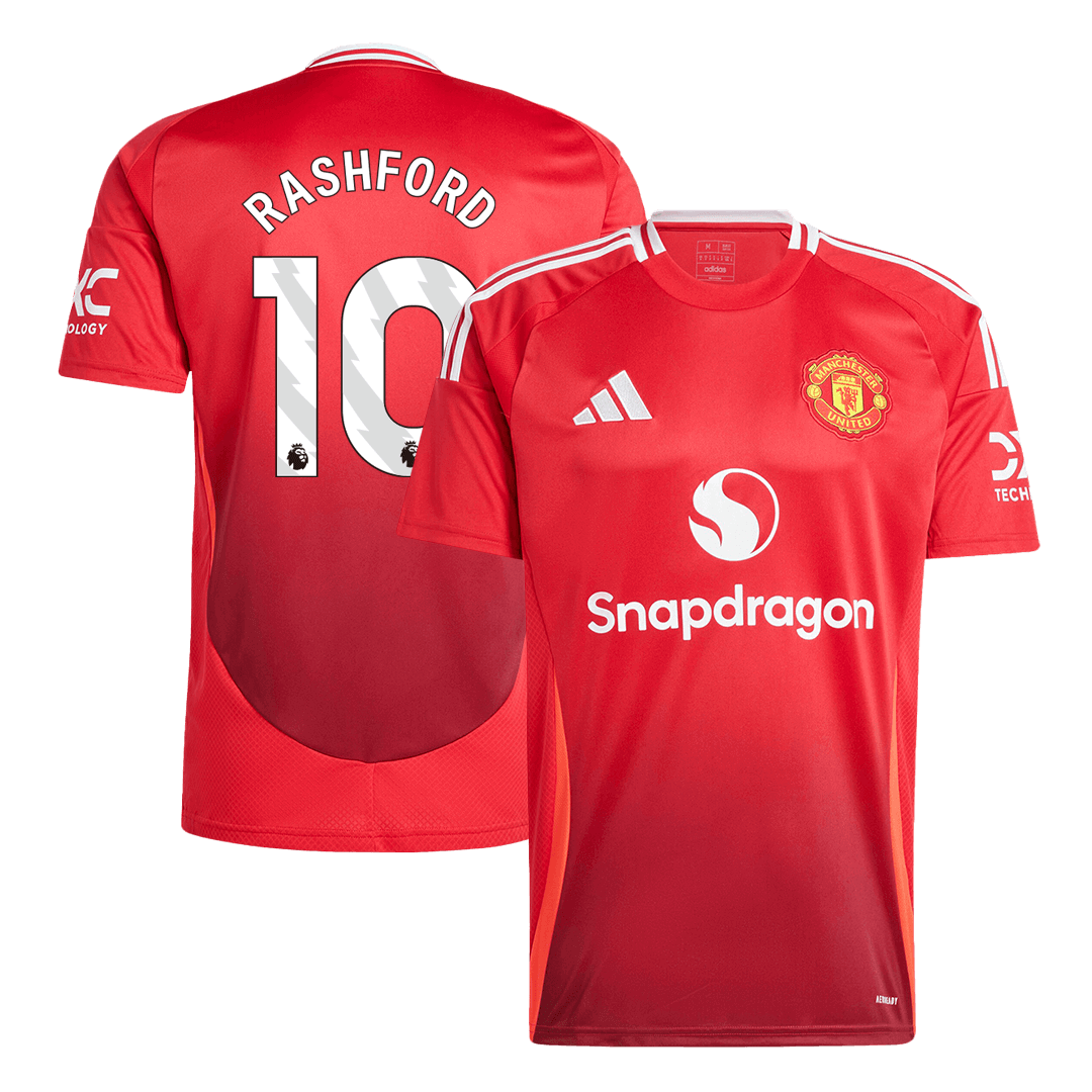 RASHFORD #10 Manchester United Home Shirt 2024/25 Red