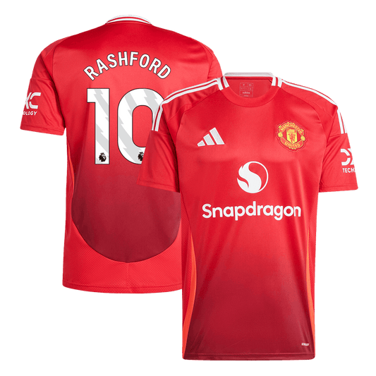 RASHFORD #10 Manchester United Home Shirt 2024/25 Red