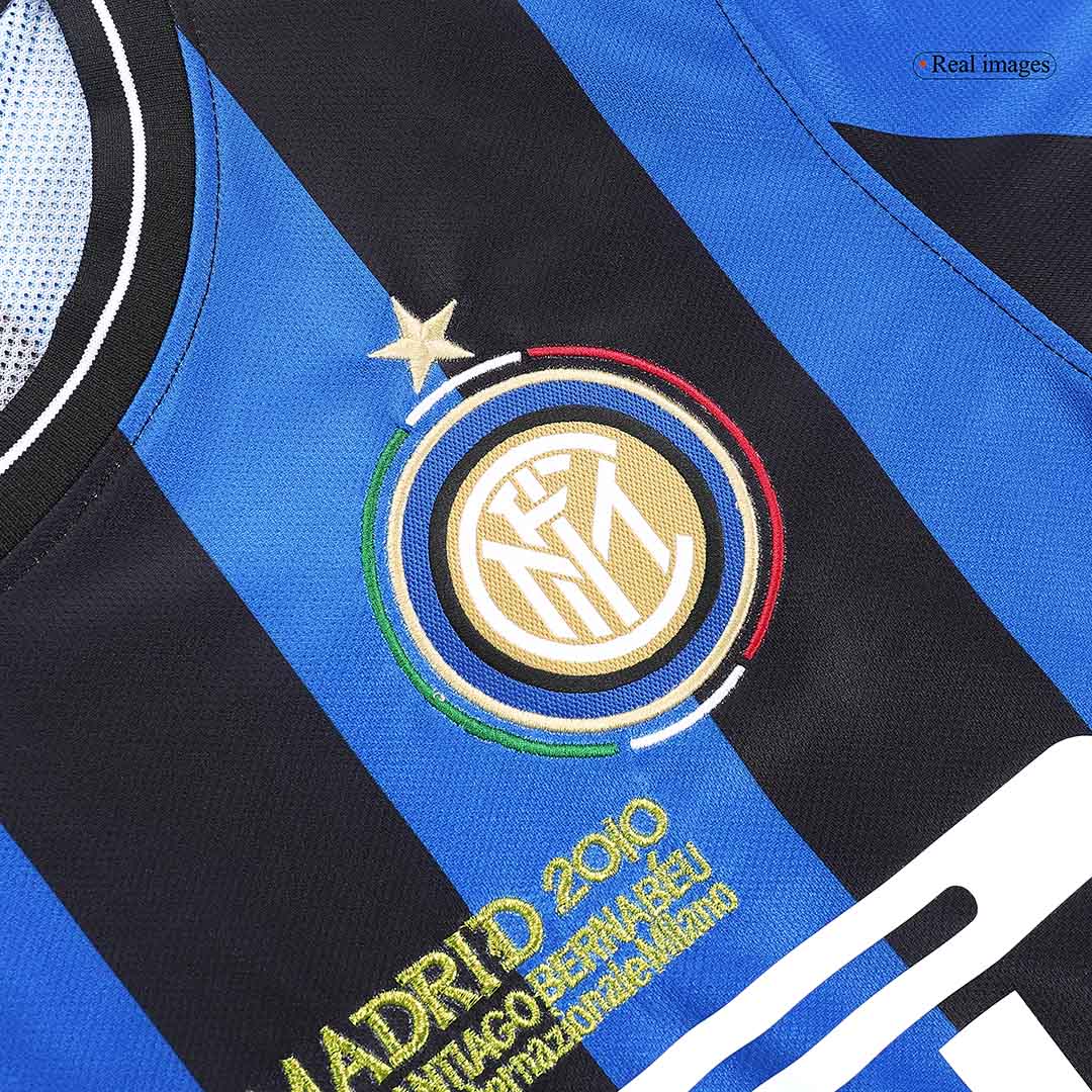Retro Inter Milan Domicile Maillot 2009/10 Black&Blue - UCL