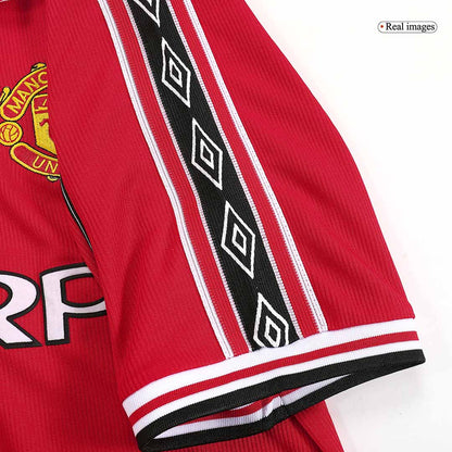 Maillot rétro domicile Manchester United 98/00 rouge
