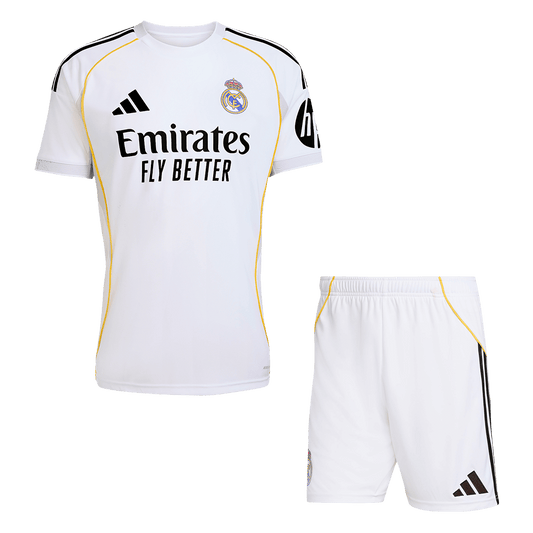 Maillot Domicile Homme Real Madrid Kit 2025/26 Blanc - Super