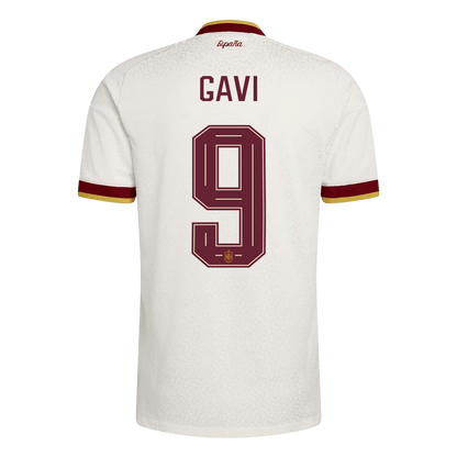 Maillot extérieur joueur GAVI #9 Espagne - Coupe du Monde 2026 Blanc