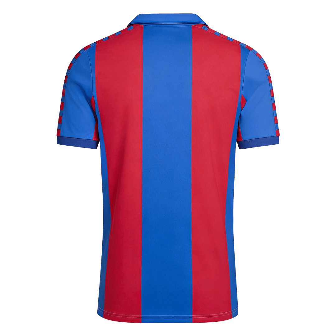 Maillot Rétro Domicile Barcelone 1980/82 Bleu&Grenat