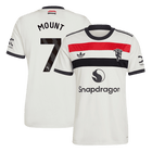 MAILLOT THIRD MANCHESTER UNITED #7 MOUNT 2024/25 Blanc