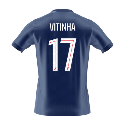 VITINHA #17 PSG Domicile Maillot 2025/26 Bleu marine - Super