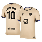 LAMINE YAMAL #10 Barcelone Maillot Extérieur 2025/26 Jaune - UCL