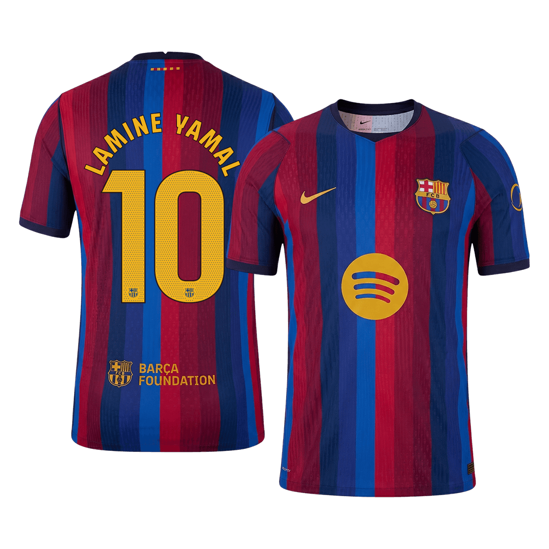LAMINE YAMAL #10 Barcelona Domicile Maillot 2026/27 Rouge&Bleu Joueur