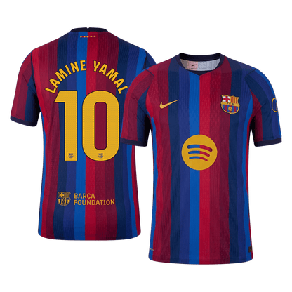 LAMINE YAMAL #10 Barcelona Domicile Maillot 2026/27 Rouge&Bleu Joueur