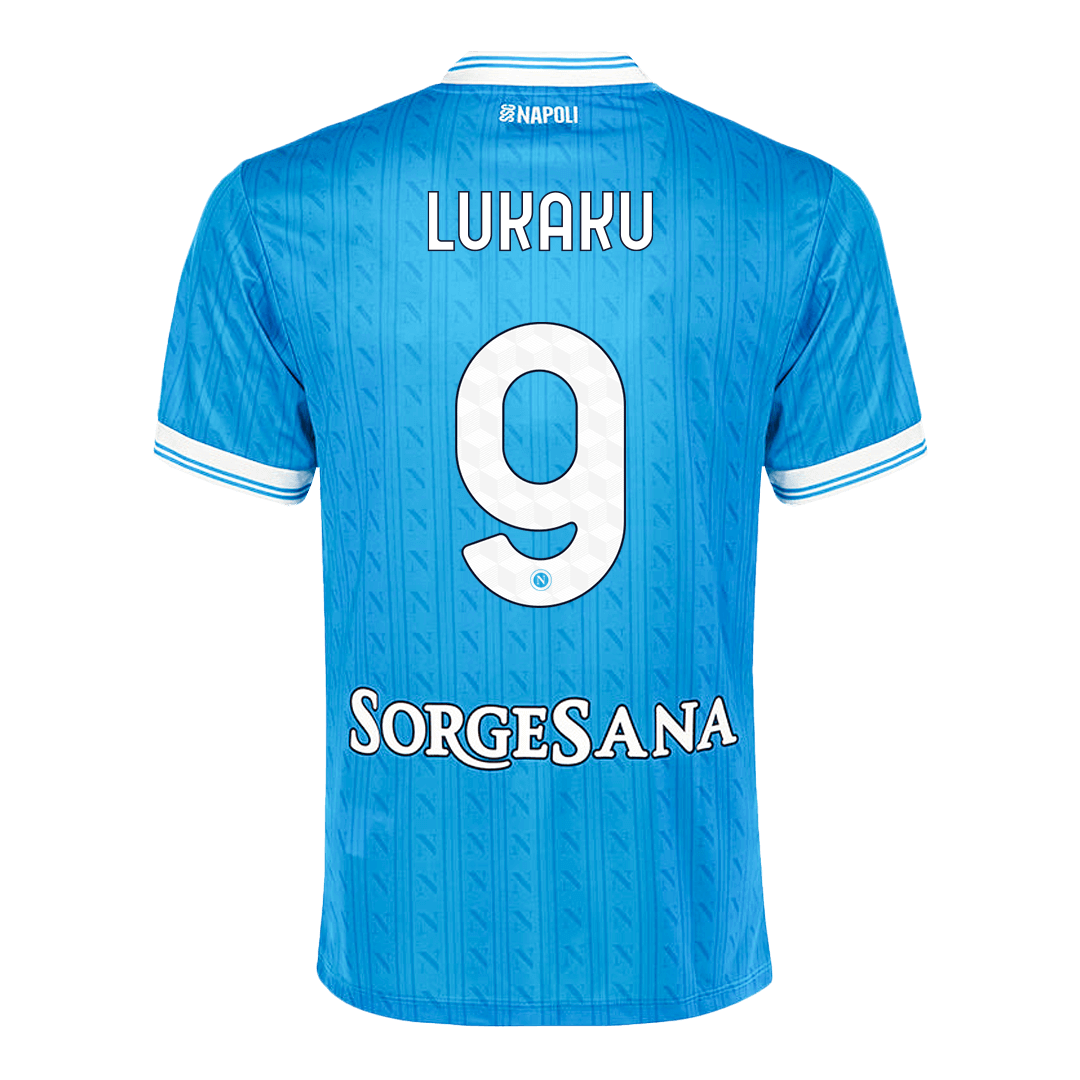 LUKAKU #9 Napoli Maillot Domicile 2025/26 Bleu