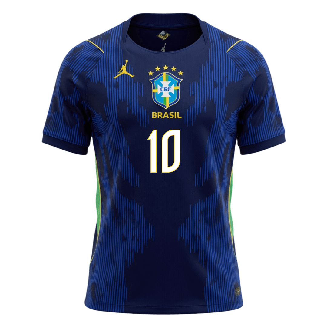 Maillot NEYMAR JR #10 Brésil Extérieur - Coupe du Monde 2026 Bleu marine