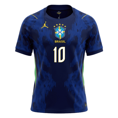 Maillot NEYMAR JR #10 Brésil Extérieur - Coupe du Monde 2026 Bleu marine