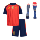 Espagne Domicile Maillot Kit - Coupe du Monde 2026 Enfant Rouge